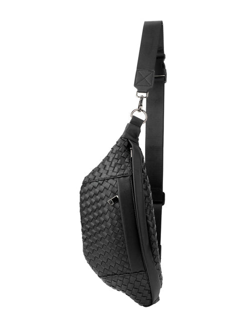 Load image into Gallery viewer, The Riley | Woven Leather Sling Bag by Babs+Birdie
