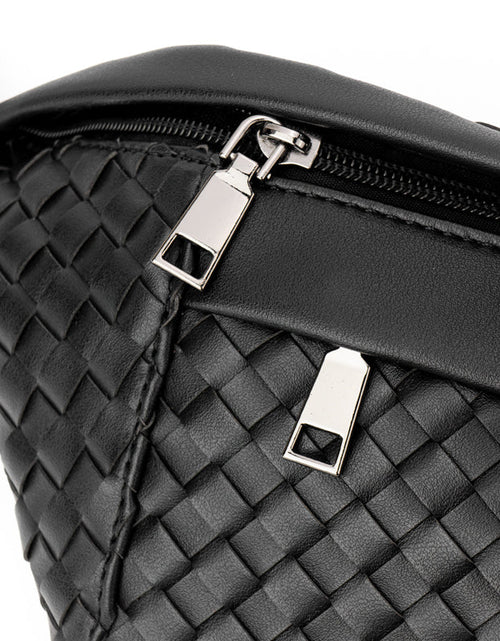 Load image into Gallery viewer, The Riley | Woven Leather Sling Bag by Babs+Birdie
