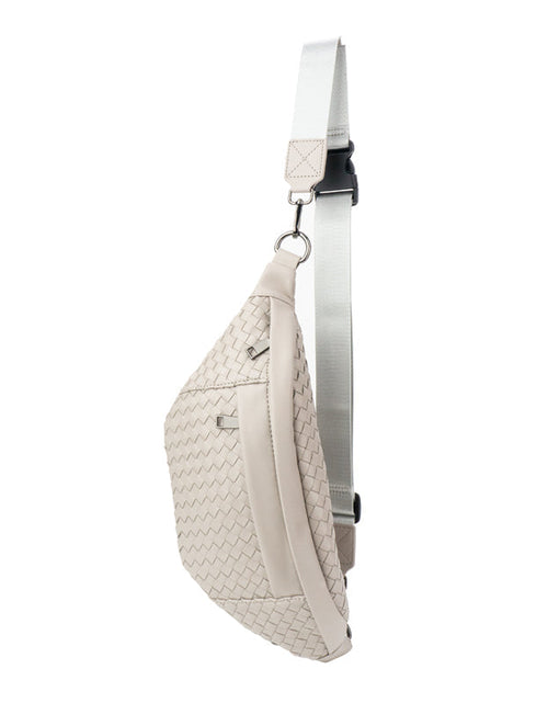 Load image into Gallery viewer, The Riley | Woven Leather Sling Bag by Babs+Birdie
