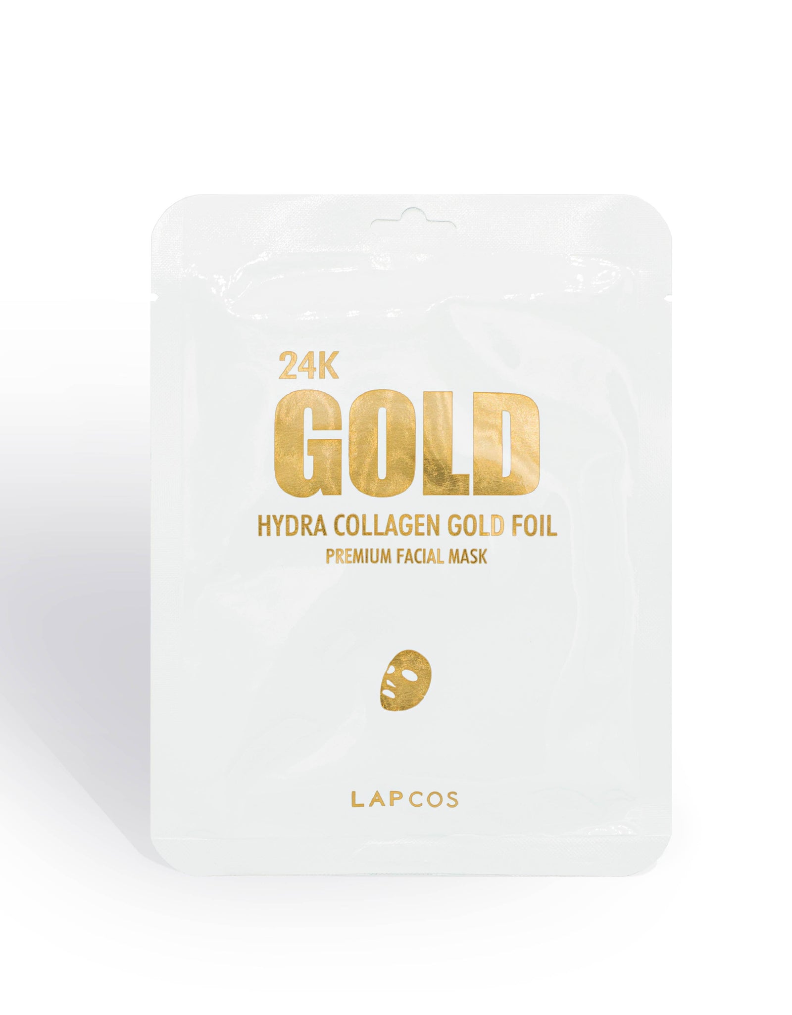 24K Gold Foil Premium Face Mask by LAPCOS