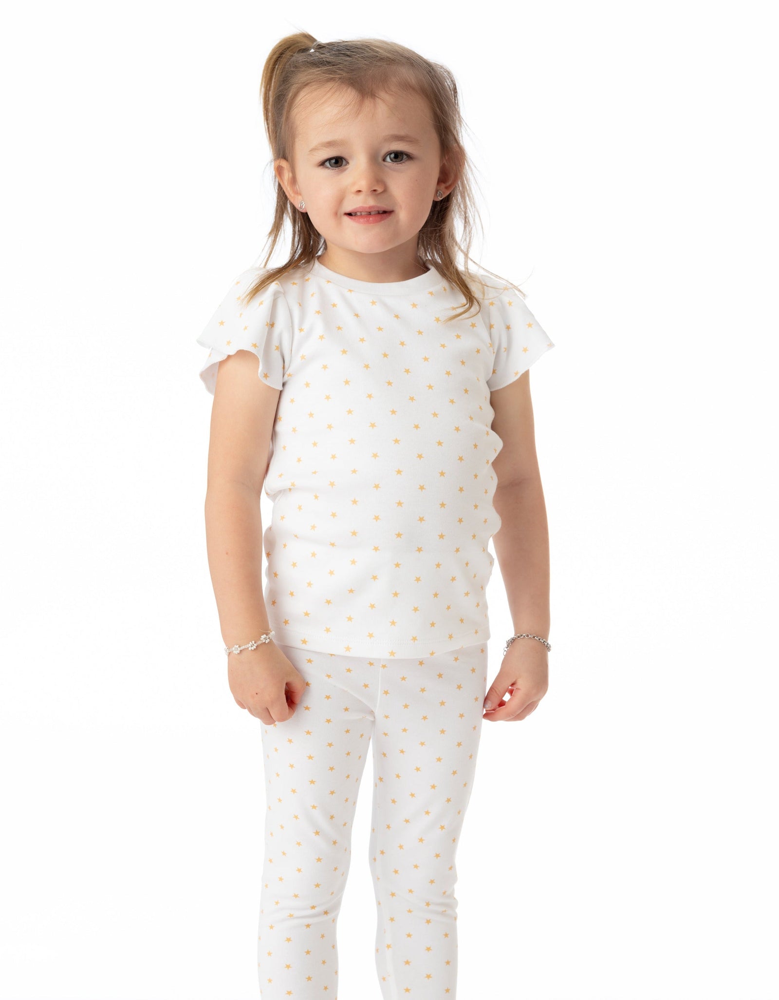 Organic Cotton Ashley Ruffled Tee - Star by Little Moy