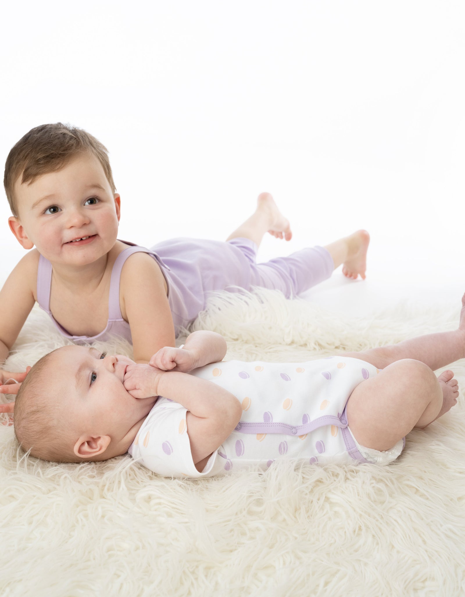Organic Cotton Pride Kimono Onesie - Macarons by Little Moy