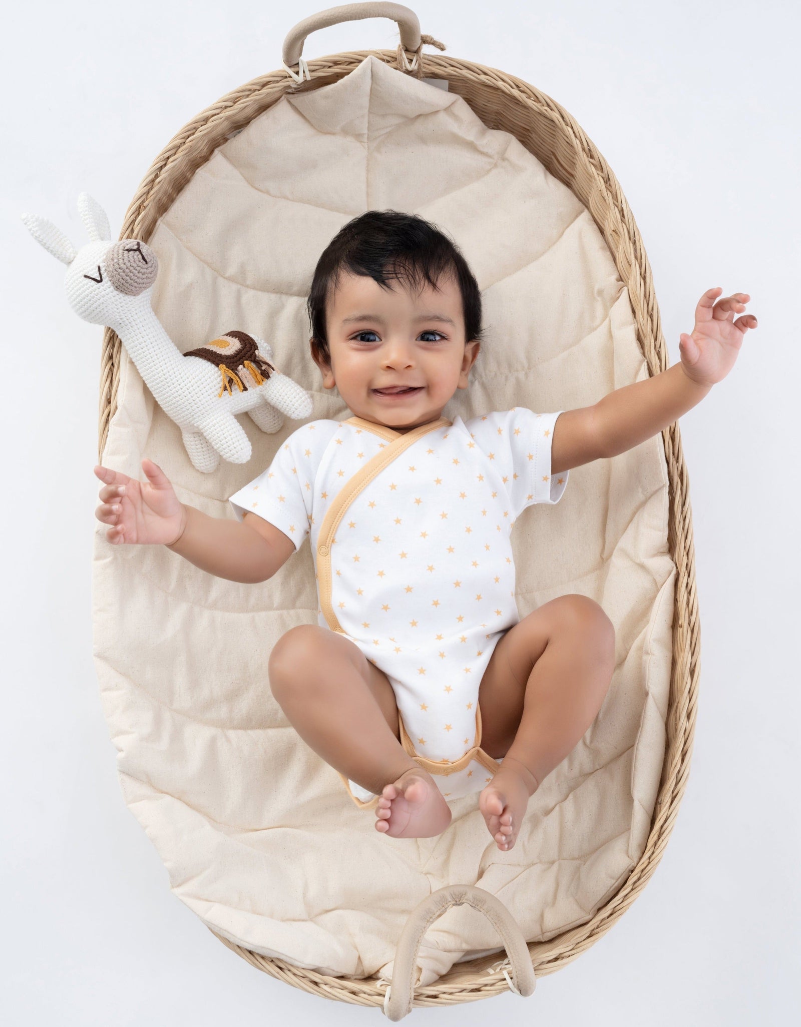 Organic Cotton Pride Kimono Onesie - Star by Little Moy