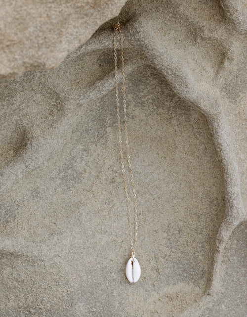 Load image into Gallery viewer, Cowrie Shell Necklace by Urth and Sea

