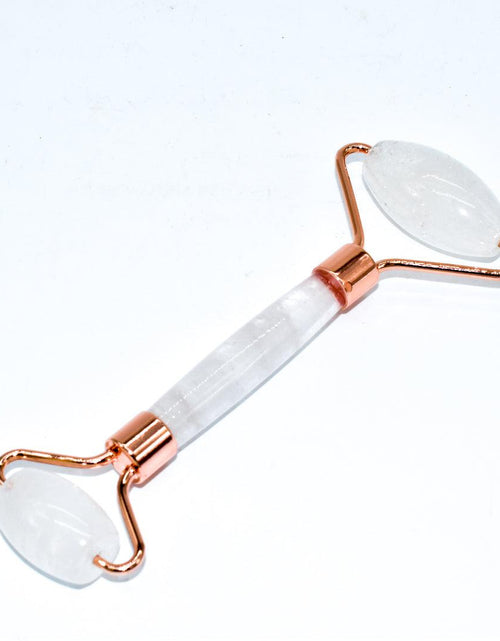 Load image into Gallery viewer, Copper &amp; Crystal Face Roller - Massager by Whyte Quartz

