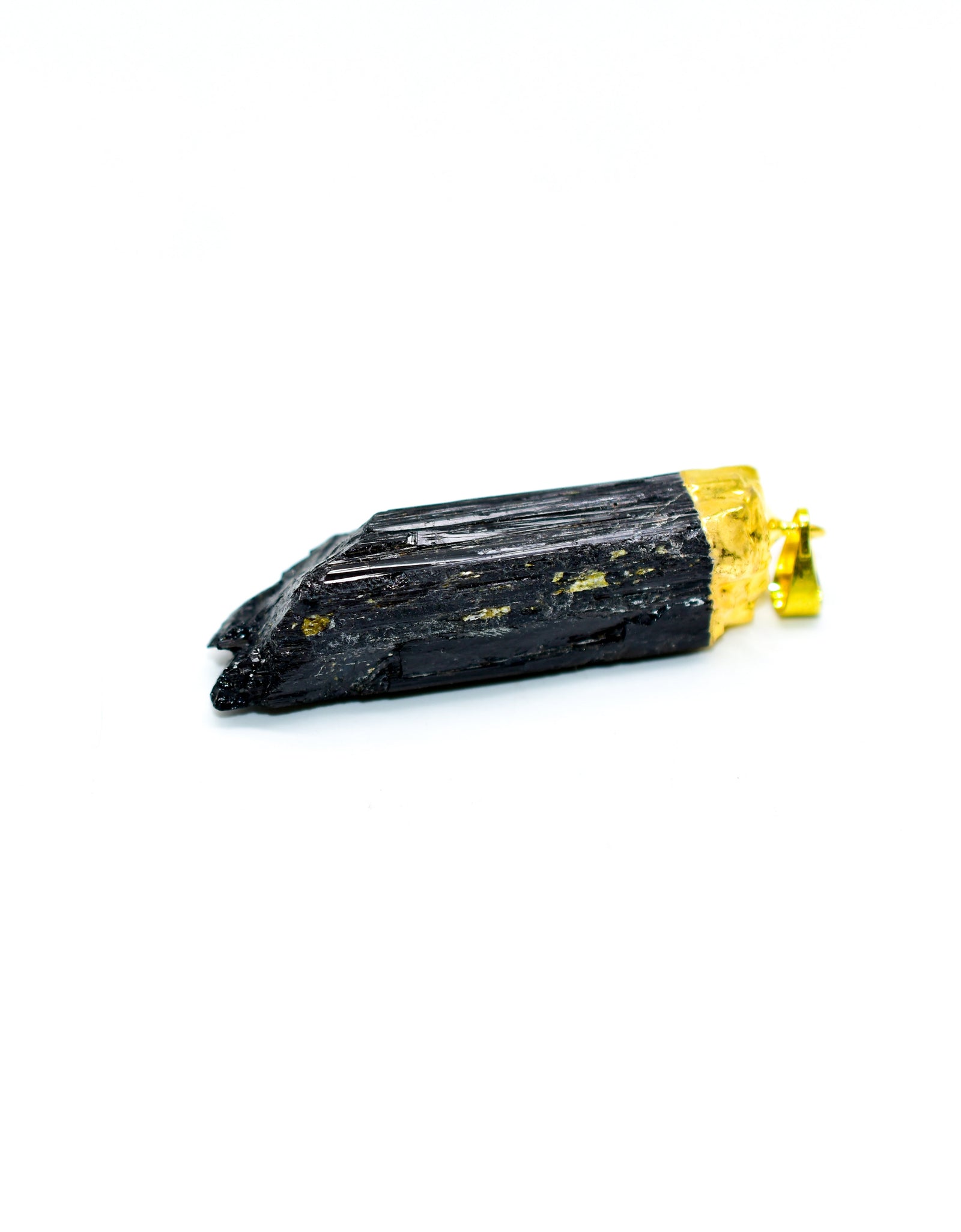 Black Tourmaline Pendant Necklace by Whyte Quartz