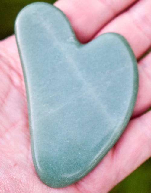 Load image into Gallery viewer, Green Aventurine Gua Sha by Whyte Quartz
