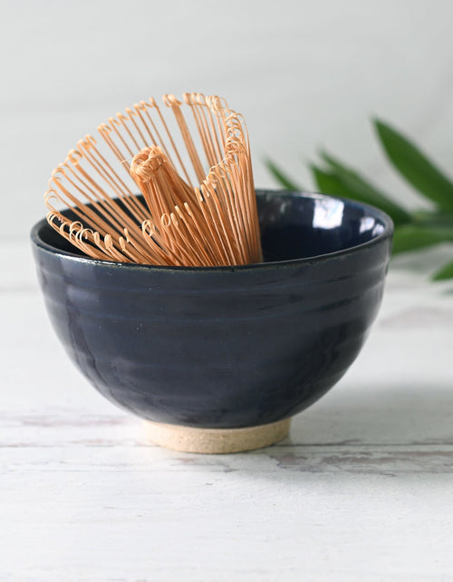 Load image into Gallery viewer, Dark Navy Blue Matcha Set by Aprika Life
