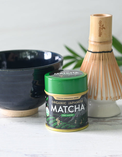 Load image into Gallery viewer, Dark Navy Blue Matcha Set by Aprika Life
