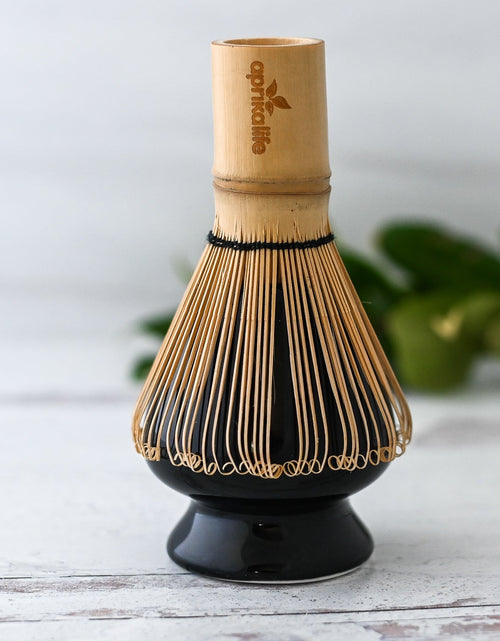 Load image into Gallery viewer, Black Matcha Whisk Holder by Aprika Life

