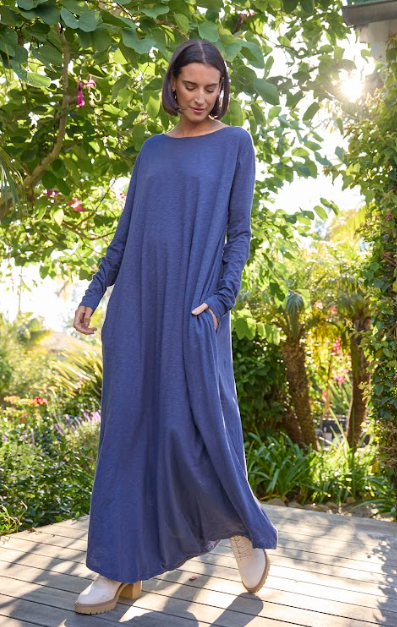 Be Clever Duo Dress - Inky Blue by And For Good