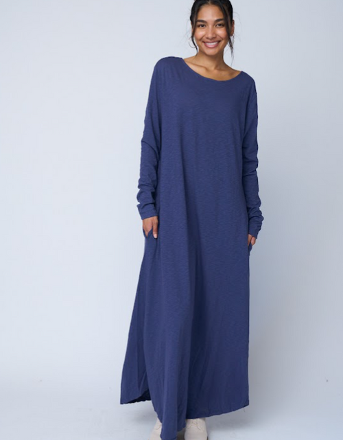 Load image into Gallery viewer, Be Clever Duo Dress - Inky Blue by And For Good
