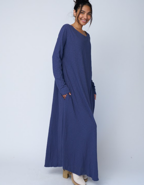 Load image into Gallery viewer, Be Clever Duo Dress - Inky Blue by And For Good
