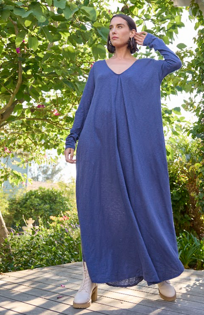 Load image into Gallery viewer, Be Clever Duo Dress - Inky Blue by And For Good
