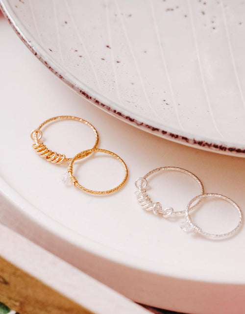 Load image into Gallery viewer, Dainty Crystal Ring by Salt and Sparkle
