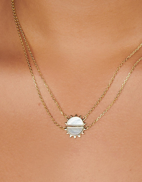 Load image into Gallery viewer, Day and Night Necklaces by Little Sky Stone
