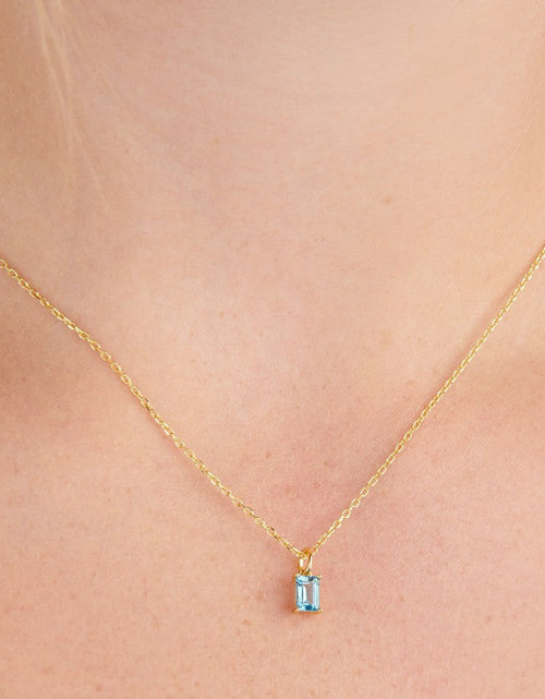 Load image into Gallery viewer, Birthstone Topaz Necklace - December by Little Sky Stone
