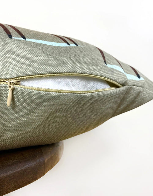 Load image into Gallery viewer, Decked out Christmas Reindeer Throw Pillow Cover | 20x10 | Primitive Christmas Decor | Primitive Decor | Luxury Home Decor | Luxury Decor by UniikPillows
