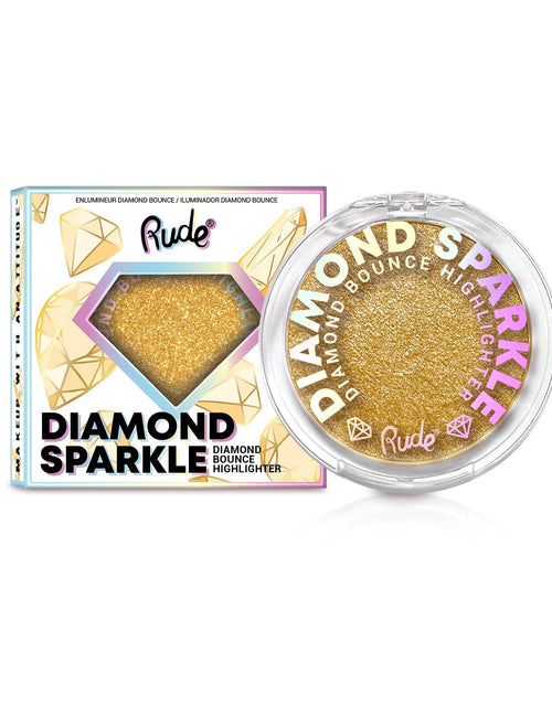 Load image into Gallery viewer, RUDE Diamond Sparkle Diamond Bounce Highlighter - Gold
