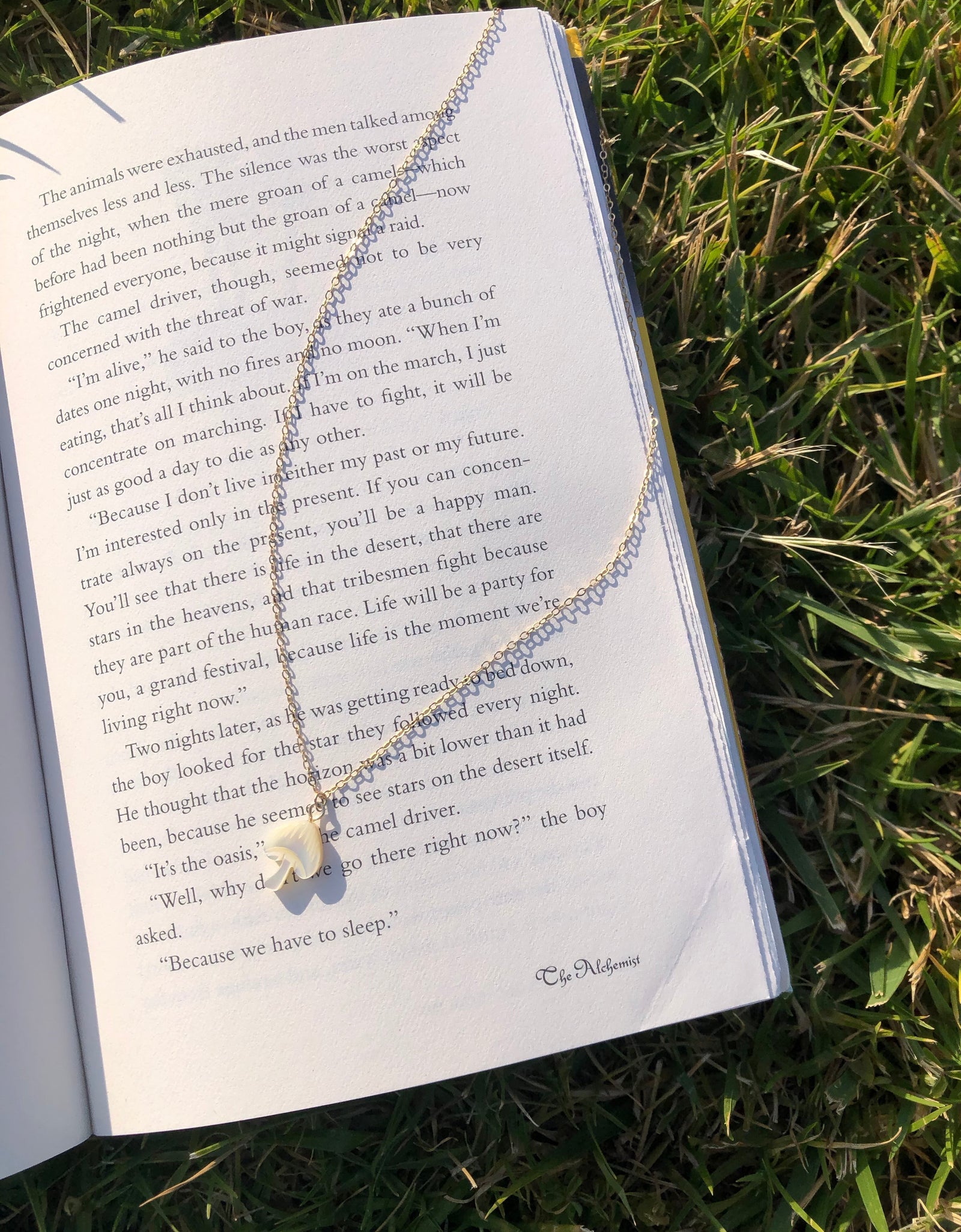 Vintage Mushroom Pearl Necklace by Urth and Sea
