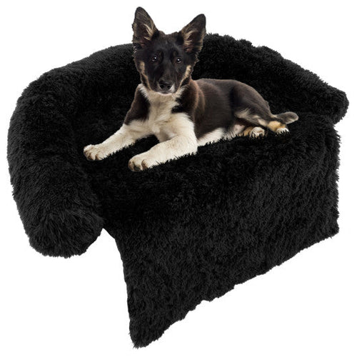 Load image into Gallery viewer, Plush Calming Dog Couch Bed with Anti-Slip Bottom-M
