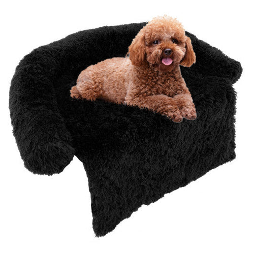 Load image into Gallery viewer, Plush Calming Dog Couch Bed with Anti-Slip Bottom-S
