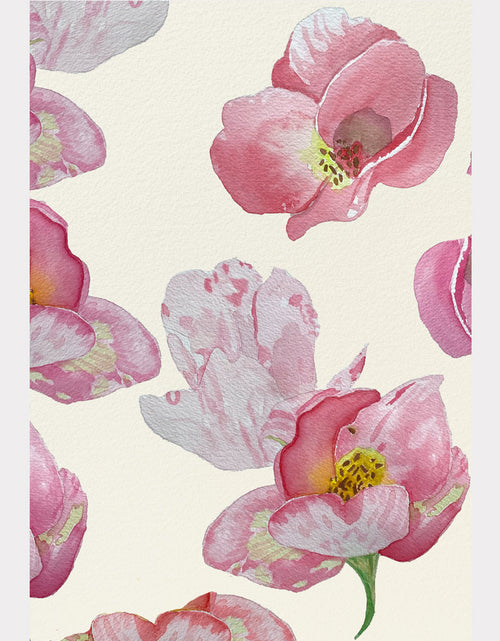 Load image into Gallery viewer, Art Print:  Wild Dog Rose on Ecru by India &amp; Purry
