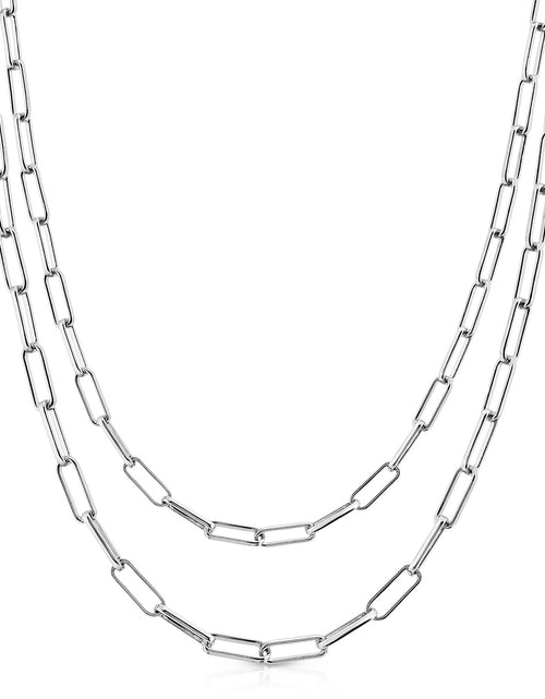 Load image into Gallery viewer, Double Elongated Link Mask Chain by eklexic jewelry
