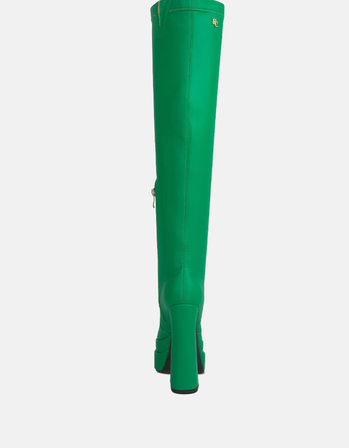 Load image into Gallery viewer, cyber punk high platform long boots by London Rag
