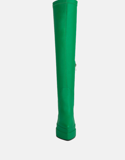 Load image into Gallery viewer, cyber punk high platform long boots by London Rag
