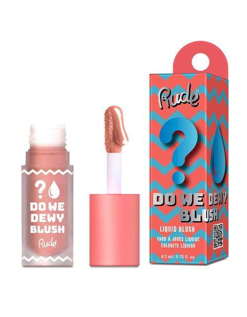 Load image into Gallery viewer, RUDE Do We Dewy Liquid Blush - Coral
