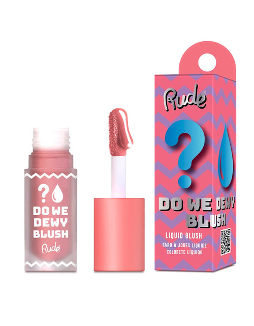 Load image into Gallery viewer, RUDE Do We Dewy Liquid Blush - Peachy Pink
