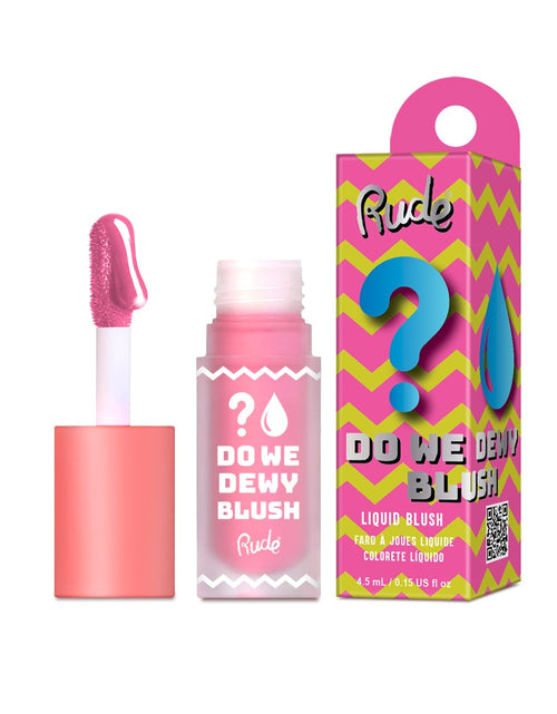 Load image into Gallery viewer, RUDE Do We Dewy Liquid Blush - Peony
