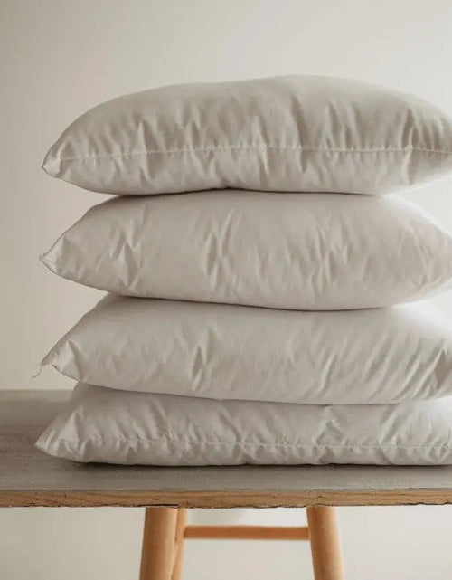 Load image into Gallery viewer, Down Alternative Hypoallergenic Pillow Insert Cotton Cover | 10x10 | 12x12 | 14x14 | 16x16 | 18x18 | 20x20 | 22x22 | 24x24 | Throw Pillow by UniikPillows
