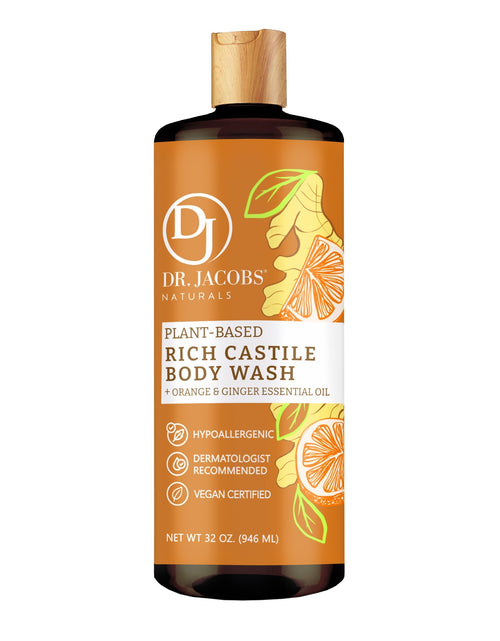 Load image into Gallery viewer, Orange &amp; Ginger Castile Body Wash by Dr. Jacobs Naturals
