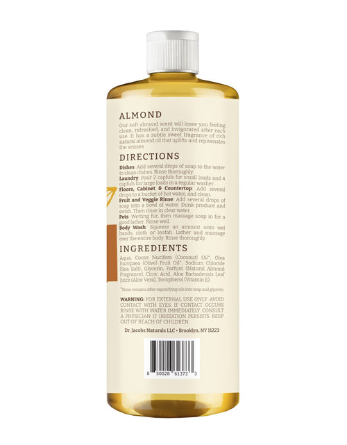Load image into Gallery viewer, Almond All in 1 Castile Soap by Dr. Jacobs Naturals
