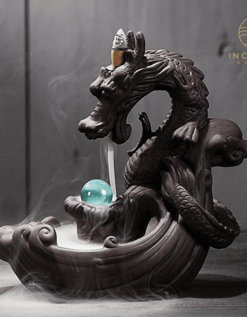 Load image into Gallery viewer, Backflow Dragon Incense Burner by incenseocean
