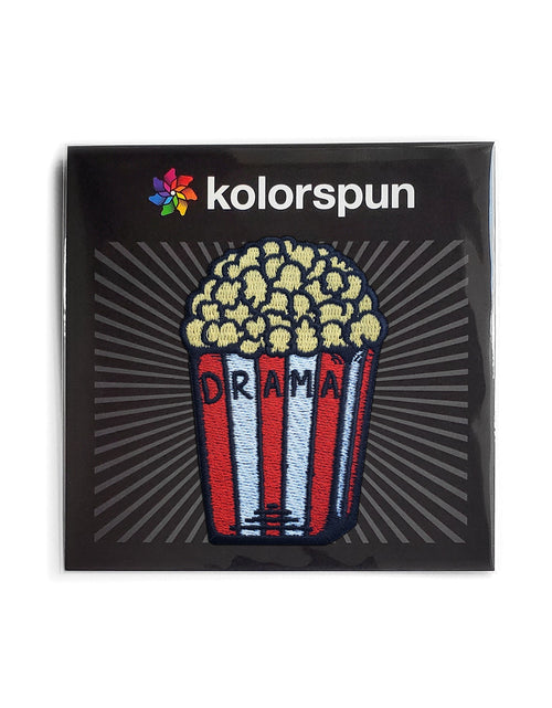 Load image into Gallery viewer, Drama Popcorn Patch by Kolorspun
