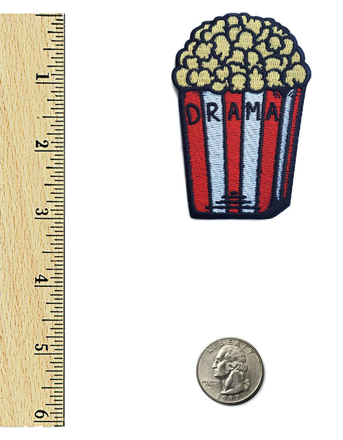 Load image into Gallery viewer, Drama Popcorn Patch by Kolorspun

