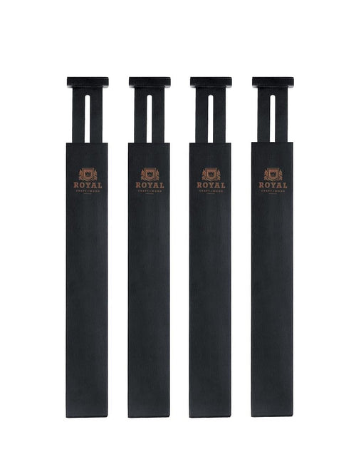 Load image into Gallery viewer, Wooden Drawer Separators Set of 4 Black Color by Royal Craft Wood
