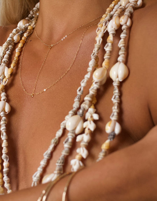 Load image into Gallery viewer, Dripping in Gold Necklace by Toasted Jewelry
