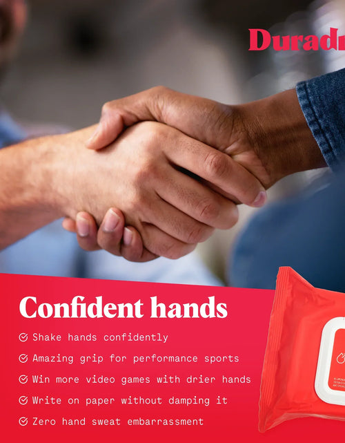Load image into Gallery viewer, Duradry Antiperspirant Wipes for Hands &amp; Feet by Duradry
