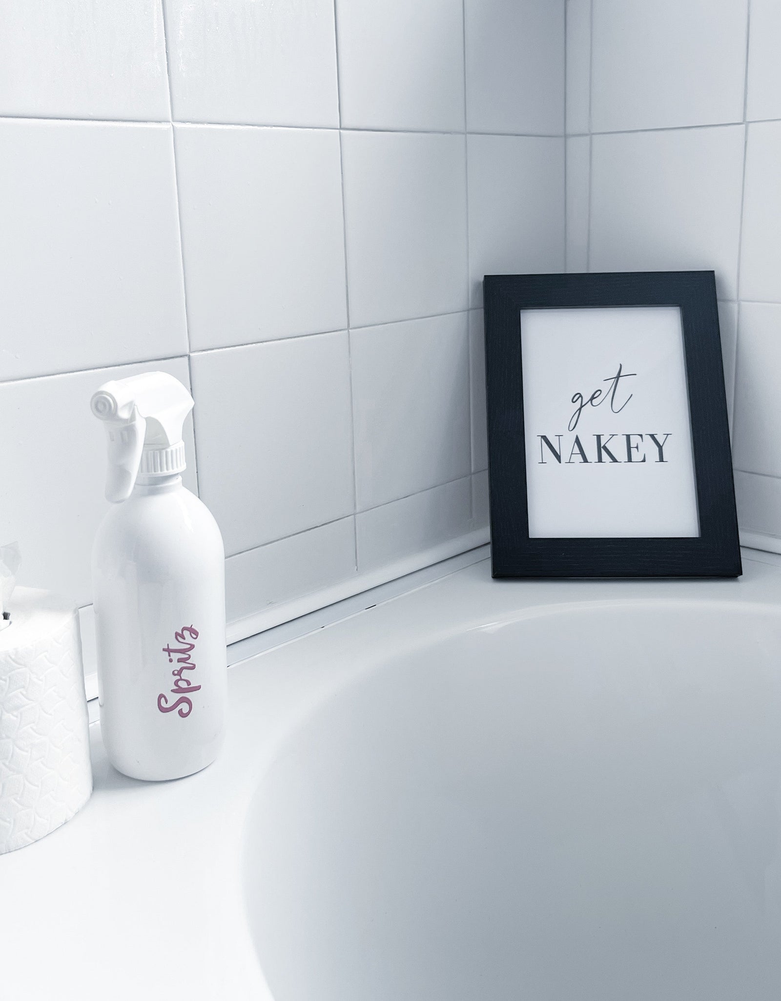Get Nakey Bathroom Wall Decor Print by WinsterCreations™ Official Store