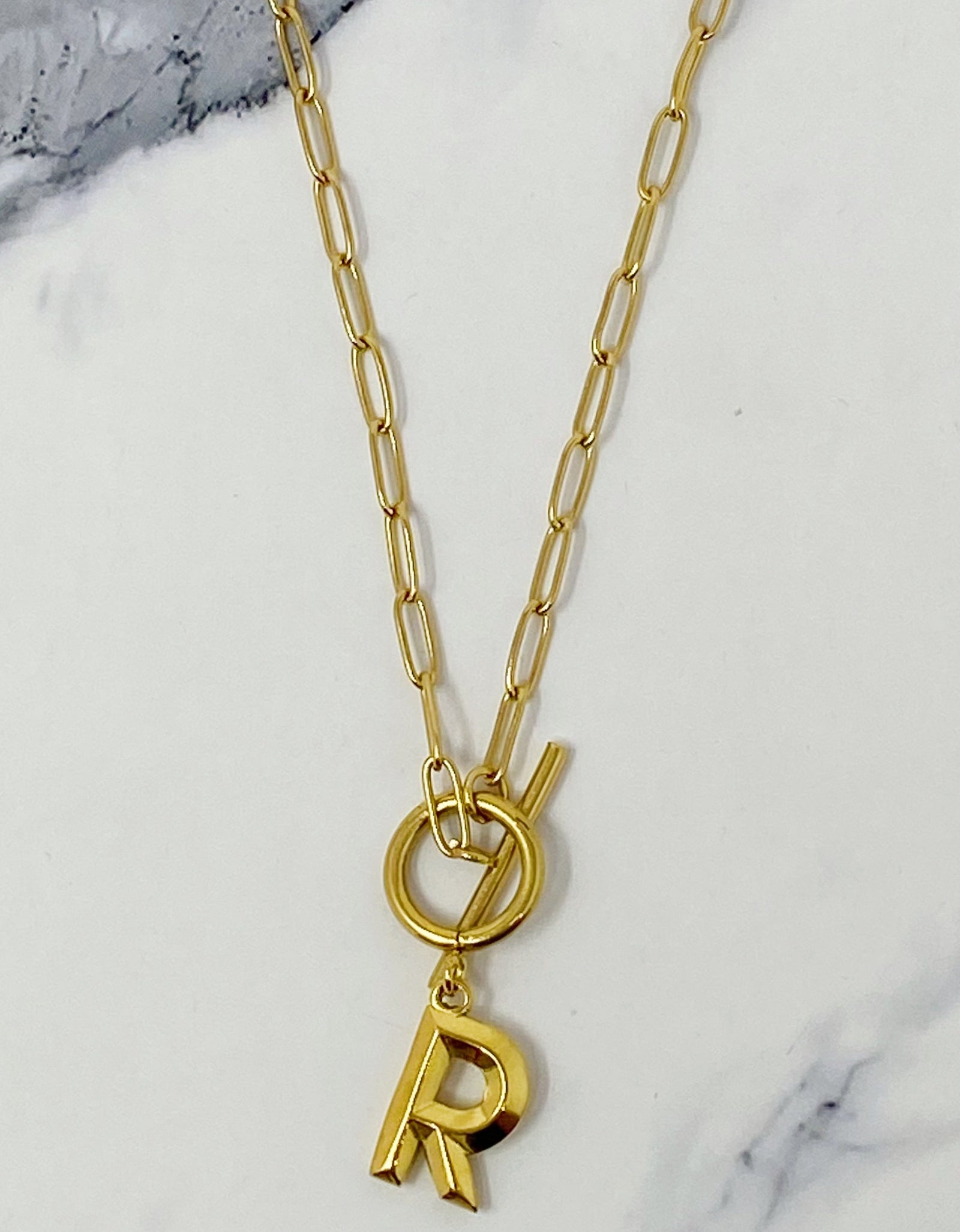 Modern Classic Initial Necklace by Ellisonyoung.com