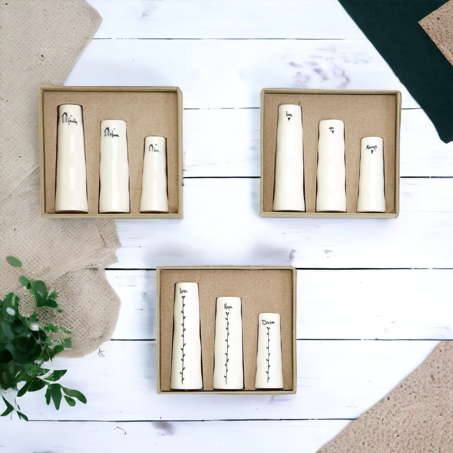 Mini Vase Gift Set by Gia Roma