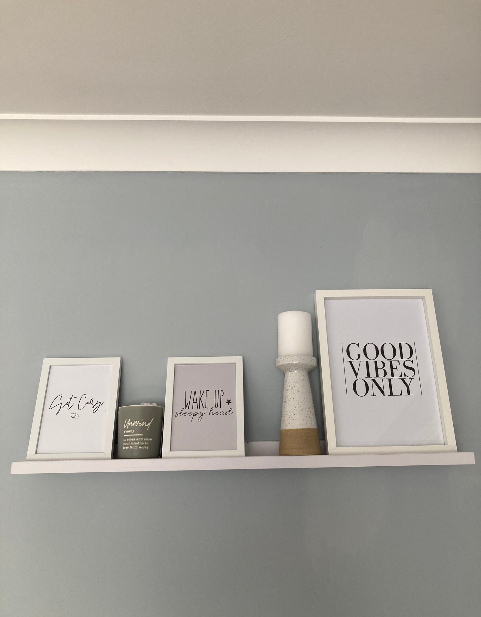 Good Vibes Only Home Simple Home Wall Decor Print by WinsterCreations™ Official Store