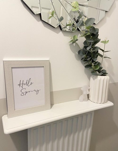 Load image into Gallery viewer, Hello Spring Script Spring Seasonal Wall Home Decor Print by WinsterCreations™ Official Store
