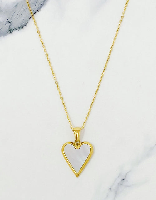 Load image into Gallery viewer, Heart Of Gold Necklace by Ellisonyoung.com
