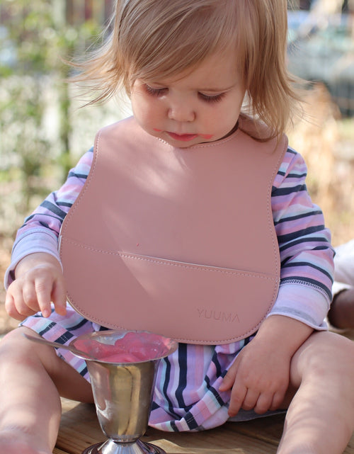 Load image into Gallery viewer, Vegan Leather Bib by YUUMA
