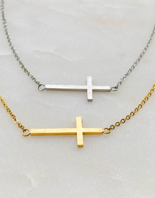 Load image into Gallery viewer, Kayla Cross Necklace by Ellisonyoung.com
